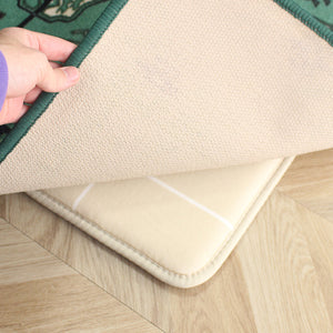 アンダーラグ TOCORU CUSHION シンプルチェック ベージュ