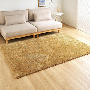 ミックスシャギーラグ Mix  マスタード