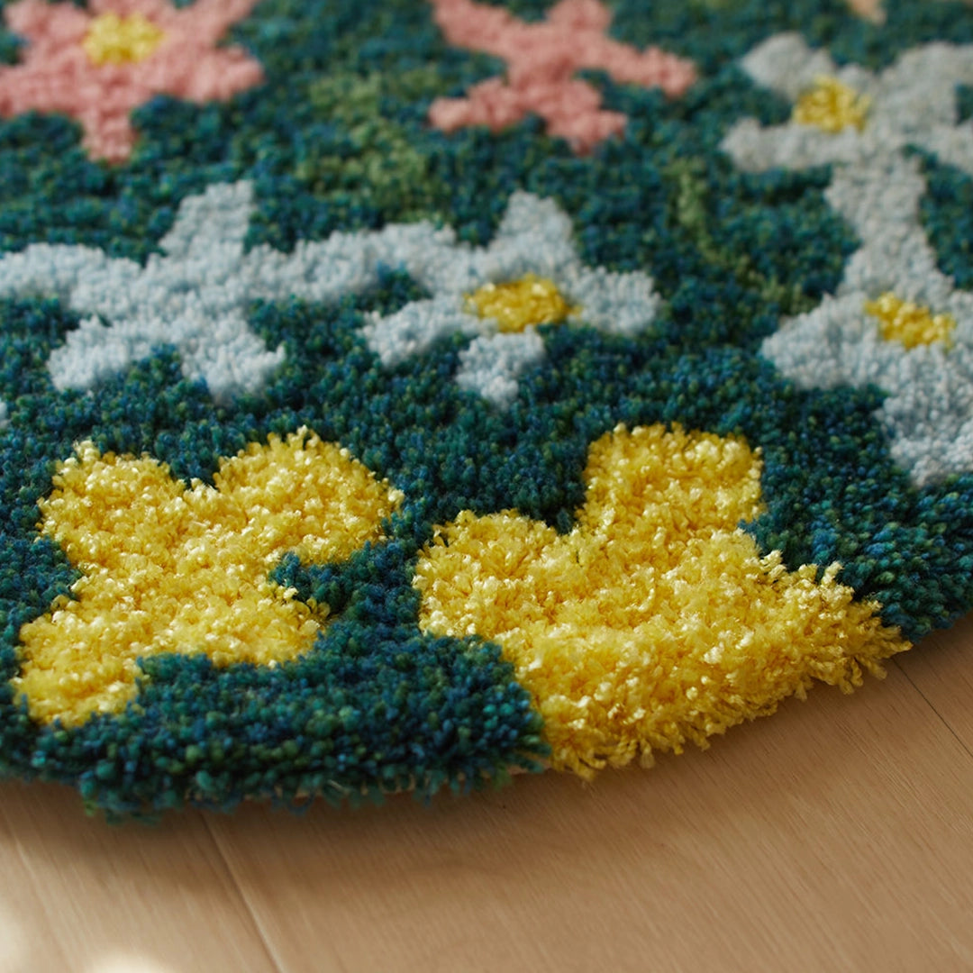 お花畑の中に足を踏み入れたような可愛い変形マット OHANABATAKE MAT お花畑の中に足を踏み入れたような可愛い変形マット OHANABATAKE MAT