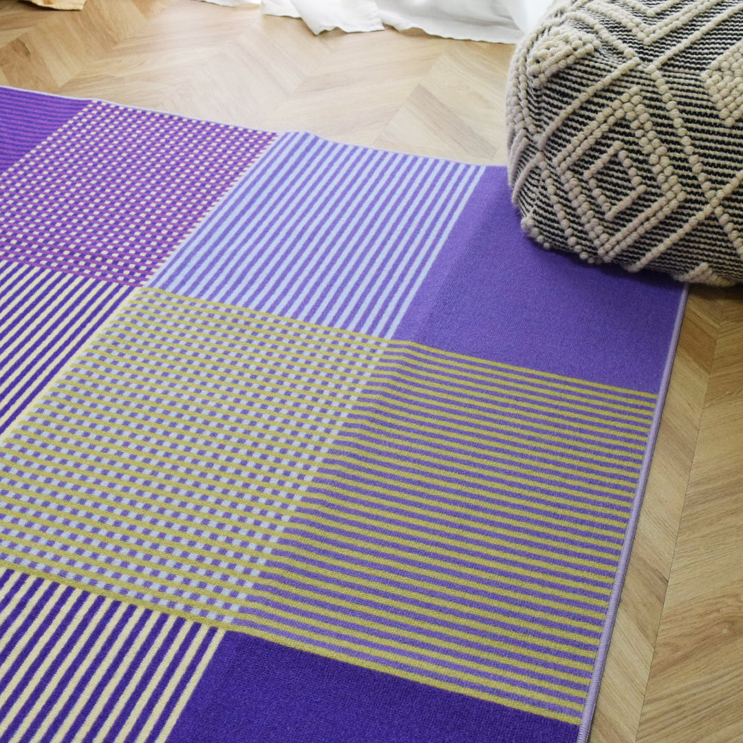 エクリュ】モーブ系パープルのシノワズリラグNo.568 エクリュ様専用