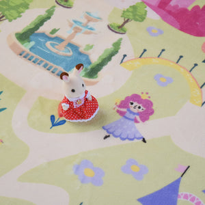 洗えるキッズラグ TOCO LIFE KIDS “お姫様ごっこ お城” フランネル ピンク