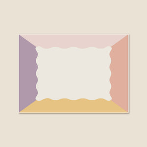 洗えるキッズラグ TOCO LIFE KIDS “キッズルーム アートパレット” フランネル ピンク