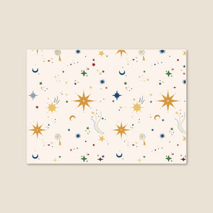 洗えるキッズラグ TOCO LIFE KIDS “キッズルーム スターパレード” フランネル ベージュ