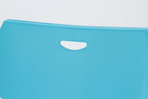 空間を彩る色鮮やかなガーデンデザインチェア GARBO 4脚セット ライトブルー - TOCO LIFE