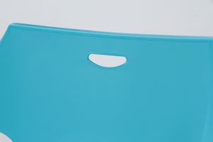 空間を彩る色鮮やかなガーデンデザインチェア GARBO 4脚セット ライトブルー - TOCO LIFE