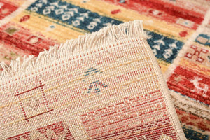 民族調手織り絨毯の様なエスニックなデザインのウィルトンラグマット ヴィフ 5サイズ - TOCO LIFE