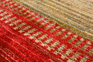 民族調手織り絨毯の様なエスニックなデザインのウィルトンラグマット トワル 5サイズ - TOCO LIFE