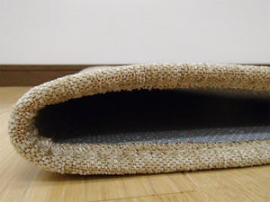 ちょっぴりゴージャスで刺繍のような柄が特徴のゴブラン織マット ザイン 3サイズ ベージュ - TOCO LIFE