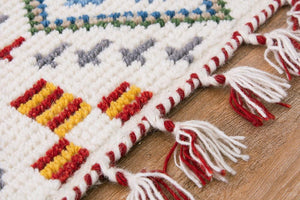 ウール素材で丁寧に織り上げた手織りラグ リルヴァ - TOCO LIFE