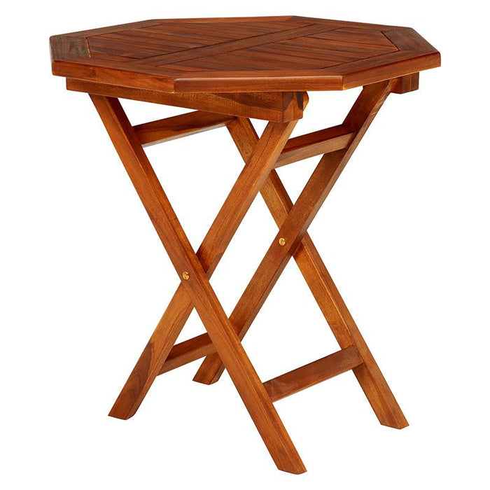 天然木チーク材を使用したシンプルなアウトドアテーブル MARKS