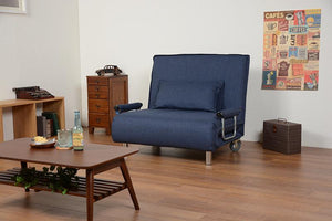 一人暮らしのお部屋にぴったりなコンパクトサイズのソファベッド PETORA ネイビー - TOCO LIFE
