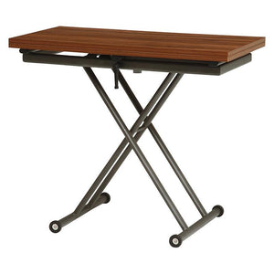 座卓からダイニングまで高さが無段階に調節できる昇降テーブル PDOW ブラウン - TOCO LIFE