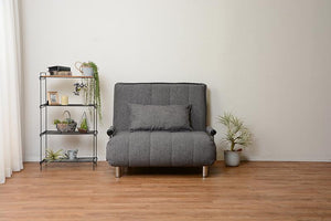 一人暮らしのお部屋にぴったりなコンパクトサイズのソファベッド PETORA グレー - TOCO LIFE