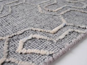 東海岸風のモダンリビングにぴったりの手織りラグマット RAJ-1806 4サイズ - TOCO LIFE