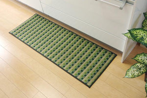 汚れにくくシミになりにくい掃除も簡単 国産い草マット Fドロップ 7サイズ グリーン - TOCO LIFE