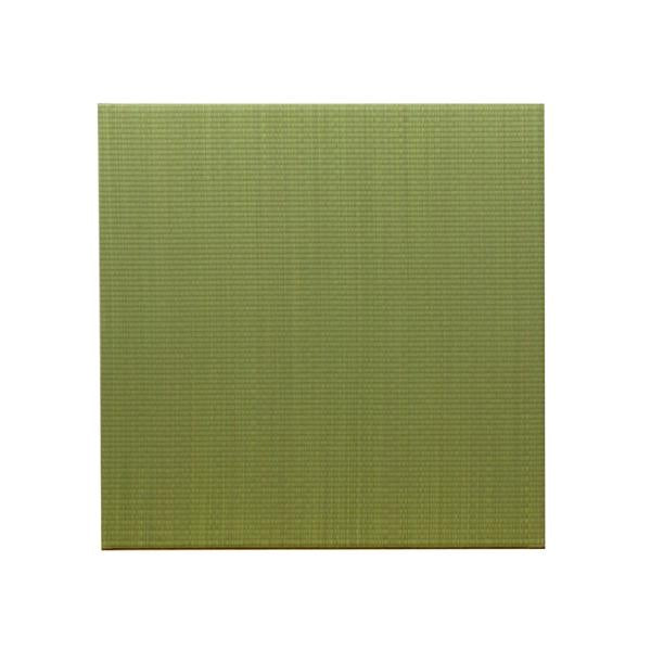 自由な組み合わせでお部屋を彩る 国産い草ユニット畳 プラード 単品 70x70cm ライトグリーン