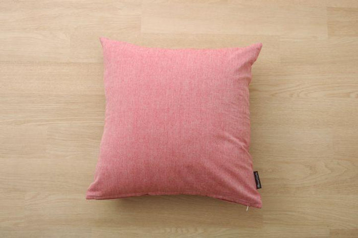 シンプルで飽きの来ないデザインのクッションカバー ルージュ 同色2枚組 ピンク