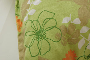 洋室にも合う人気のリーフ柄ソファクッション リーフィ 同色2枚組 グリーン - TOCO LIFE