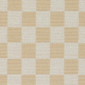 シンプルな市松柄を素材と糸で味のある表情に仕上げたカーテン Checka ベージュ 1枚入り - TOCO LIFE