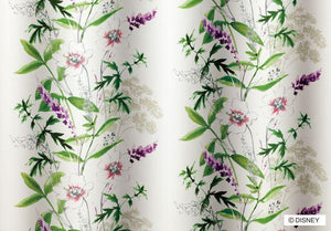 野に咲く花の葉っぱからデザインした遮光カーテン Disney MICKEY/Wild flower 1枚入り - TOCO LIFE