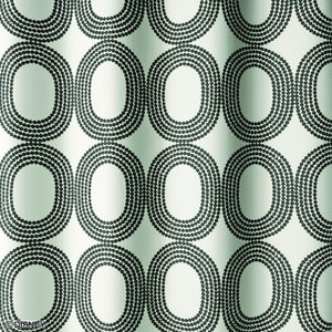 大人も楽しめるモダンなデザインのドレープ遮光カーテン Disney MICKEY/Dot ring ブラック 1枚入り - TOCO LIFE
