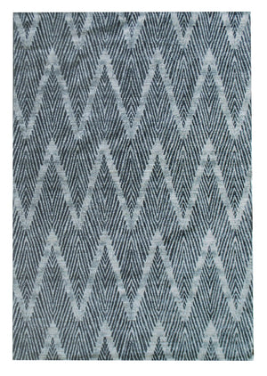 天然コットン100％使った柔らかなモダン手織りラグマット RAJ-1610 4サイズ - TOCO LIFE