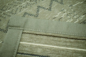 合わせるものを選ばないシンプルなスタイルの手織りラグマット SHUKA オリエンタル 5サイズ ベージュ - TOCO LIFE