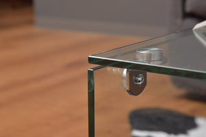 お洒落なガラステーブル AZUMA-385