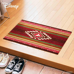 大人気ディズニーシリーズ屋内外兼用マット Mickey/ミッキー キリム レッド - TOCO LIFE