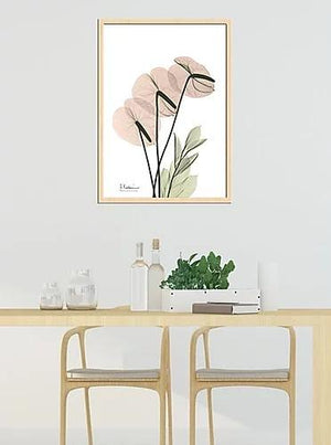 繊細な美しさを浮き彫りにするレントゲンアートポスター『flamingo_h33』 - TOCO LIFE
