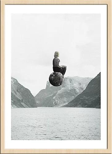 独特の空想的で美しい世界を創り出すアートポスター『Floating』
