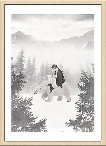 独特の空想的で美しい世界を創り出すアートポスター『Twinkling Snow』