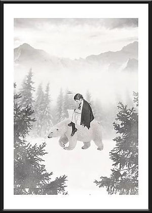 独特の空想的で美しい世界を創り出すアートポスター『Twinkling Snow』 - TOCO LIFE