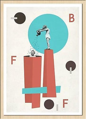 アーティスティックな遊び心をプラスしてくれるアートポスター『BFF』 - TOCO LIFE
