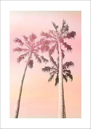 モダンでトレンドのインテリアに馴染むアートポスター Pink Sunset - TOCO LIFE