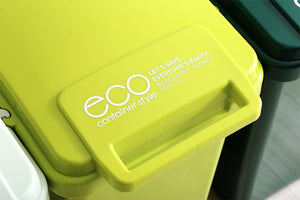 ジョイント連結対応の鮮やかなダストボックス ECOTAS GREEN STYLE　ライトグリーン - TOCO LIFE