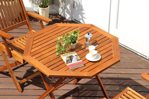 アジアンカフェ風の八角型テラステーブル FLUE - TOCO LIFE