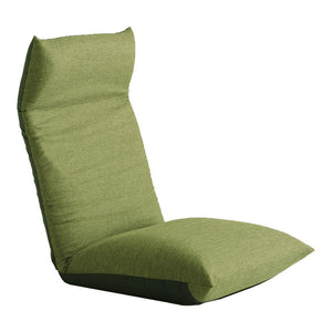 ふっくらした座面が特徴の14段階リクライニング座椅子 ZAOU グリーン - TOCO LIFE