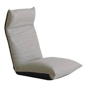 ふっくらした座面が特徴の14段階リクライニング座椅子 ZAOU グレー - TOCO LIFE