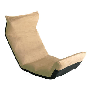 14段階のギアチェンジで絶妙な角度に調整ができるリクライニング座椅子 RELACO 起毛 ベージュ - TOCO LIFE