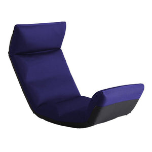 14段階のギアチェンジで絶妙な角度に調整ができるリクライニング座椅子 RELACO メッシュ ブルー - TOCO LIFE