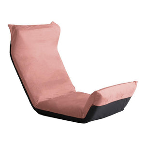 14段階のギアチェンジで絶妙な角度に調整ができるリクライニング座椅子 RELACO 起毛 ピンク - TOCO LIFE